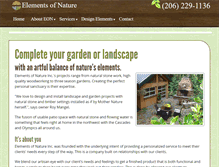 Tablet Screenshot of elementsofnature.net
